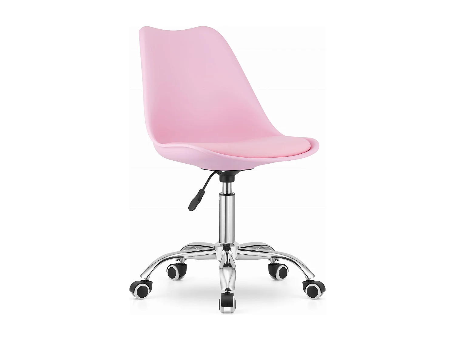 Chaise pivotante Valora VIRO rose, design ergonomique et réglable