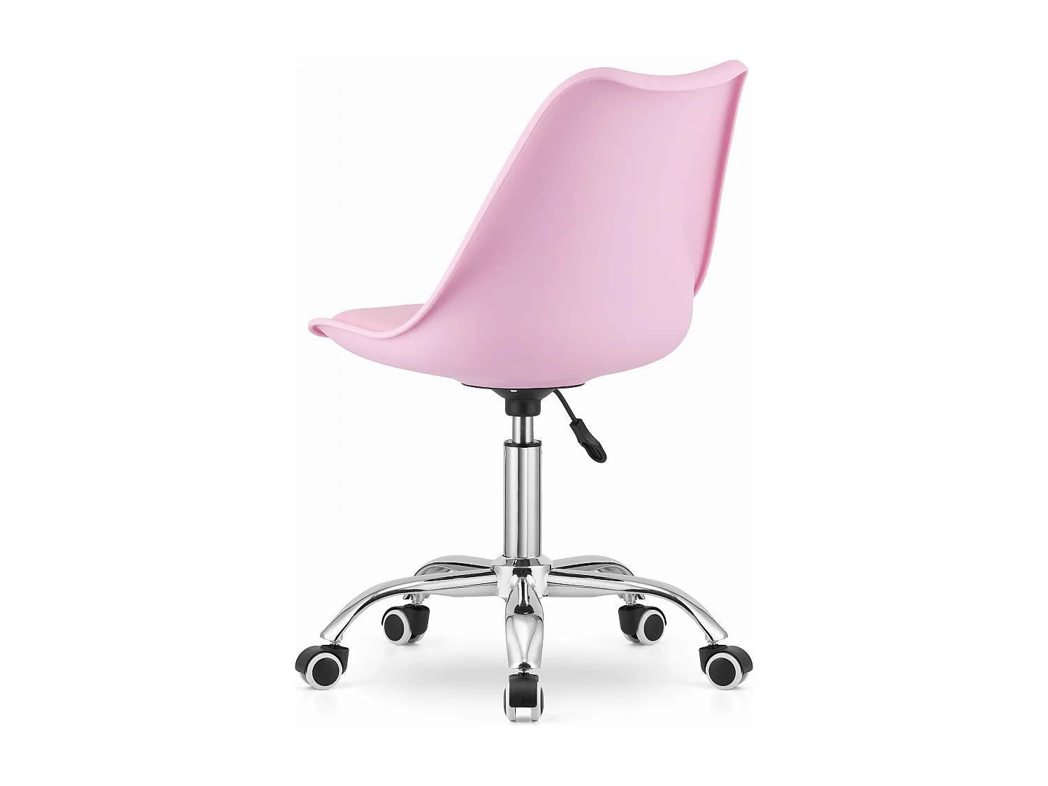 Chaise pivotante Valora VIRO rose, design ergonomique et réglable