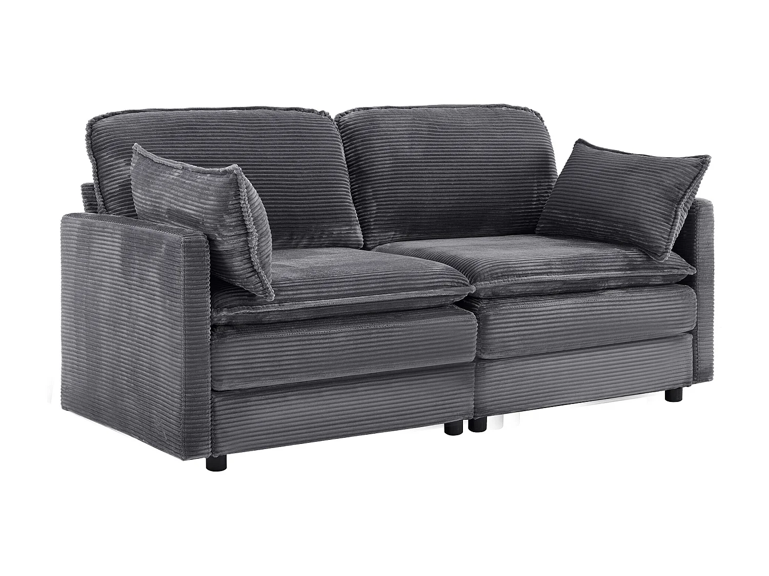 Moderne en minimalistische 2-zitsbank, ruim en comfortabel, ideaal voor woonkamer of slaapkamer