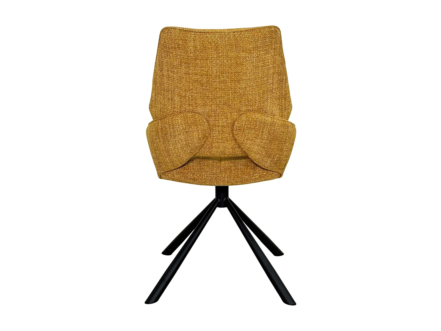 Chaise pivotante ocre assise baquet (lot de 2) LIGURIE