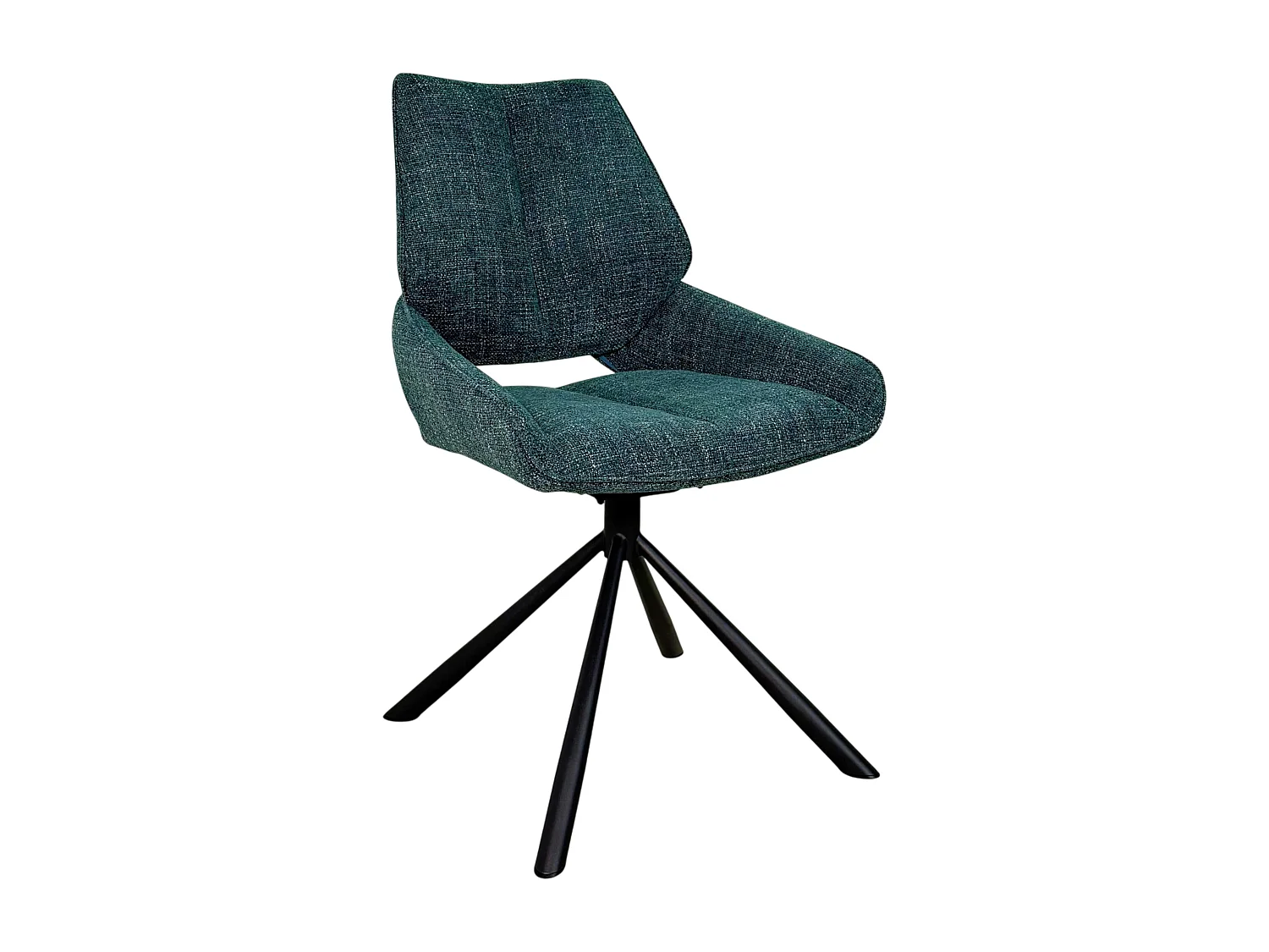 Chaise pivotante bleue assise baquet (lot de 2) LIGURIE