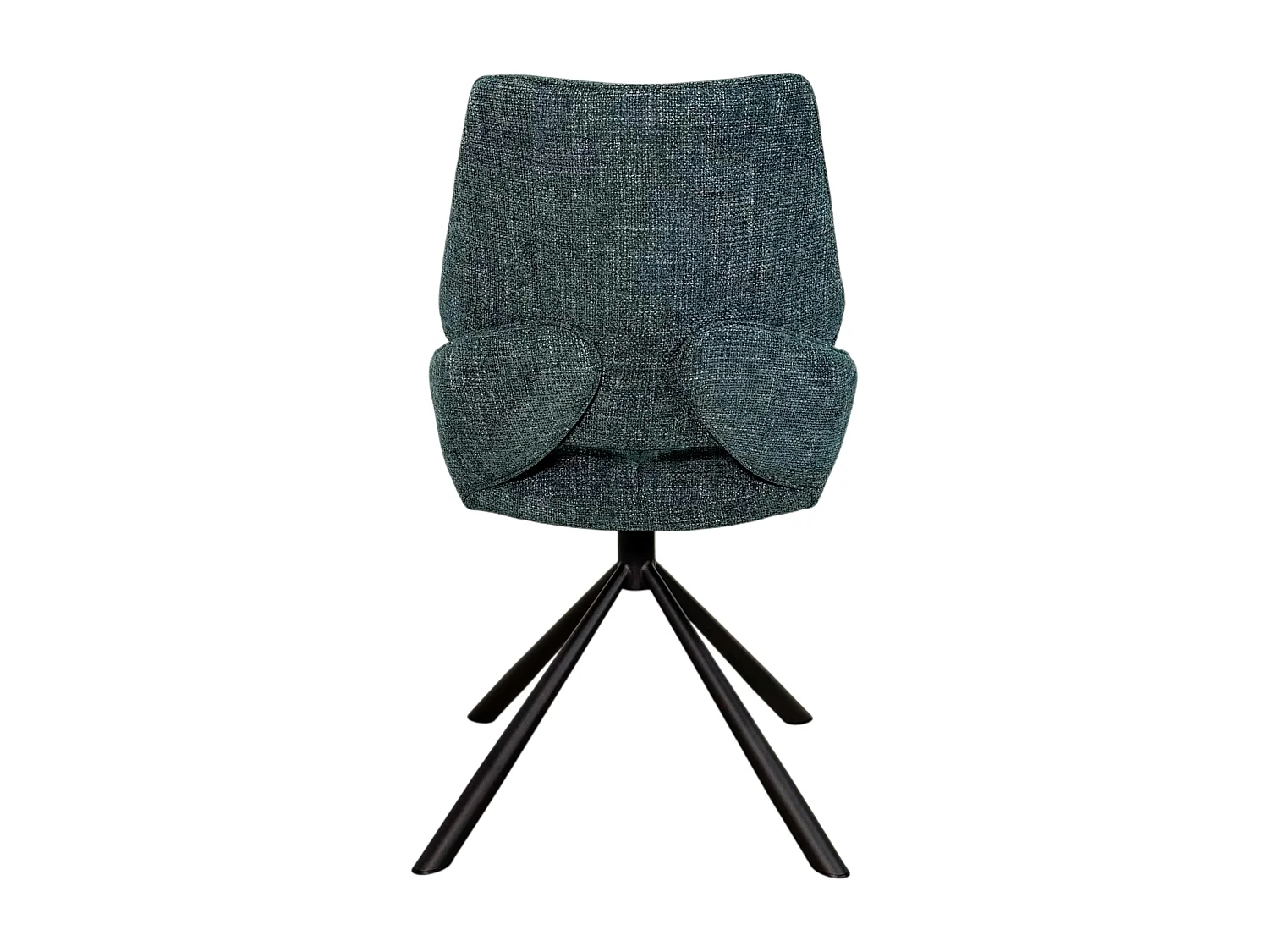 Chaise pivotante bleue assise baquet (lot de 2) LIGURIE