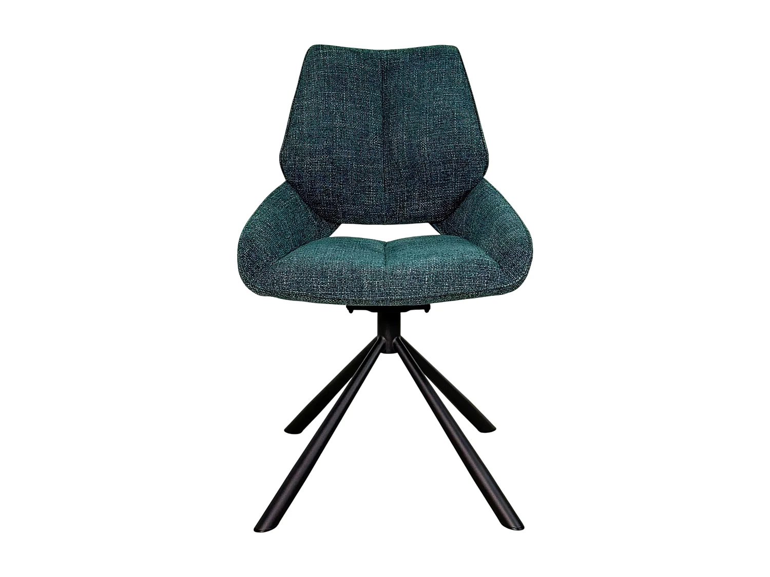 Chaise pivotante bleue assise baquet (lot de 2) LIGURIE