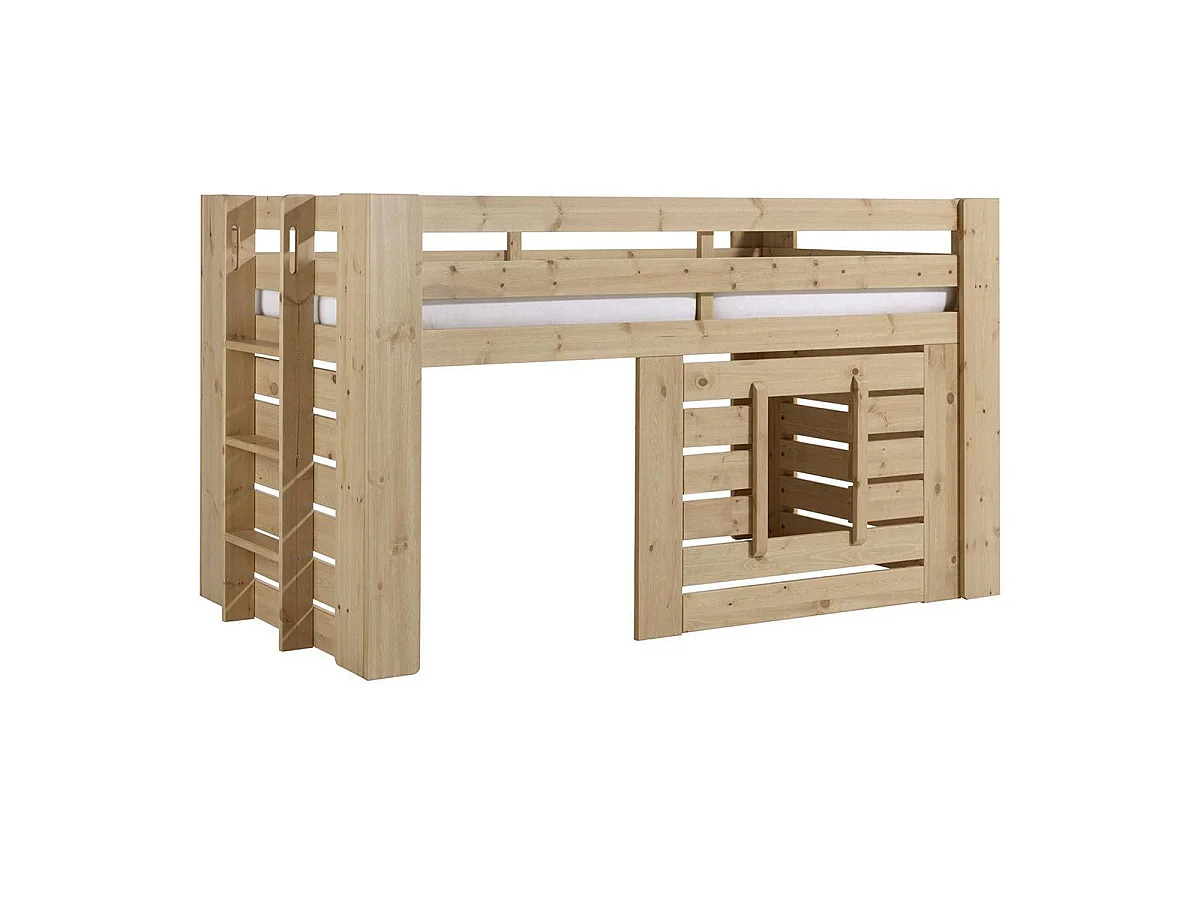 Lit Combiné Compact Enfant "Oliver" 90x200cm Chêne