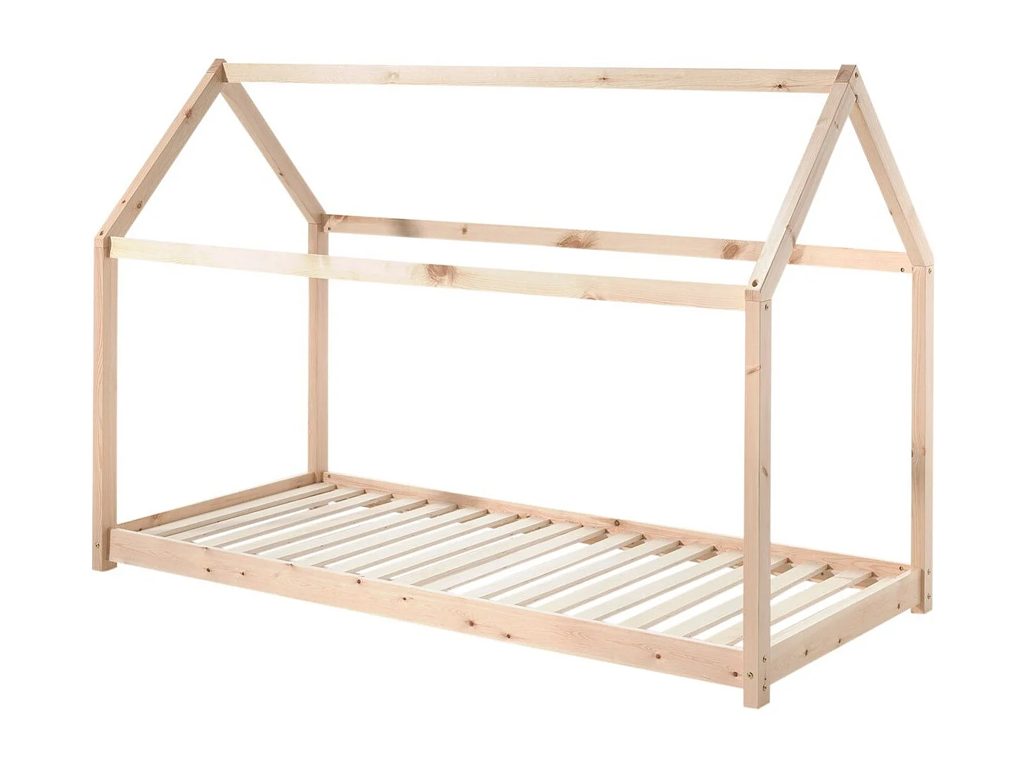 Lit Enfant Design "Cabane" 90x200cm Naturel