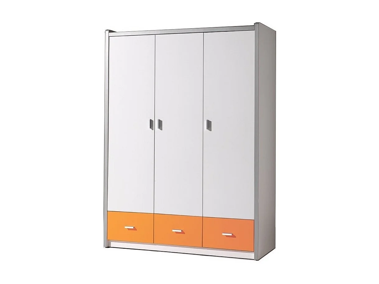 Armoire 3 Portes "Bonny" 202cm Orange