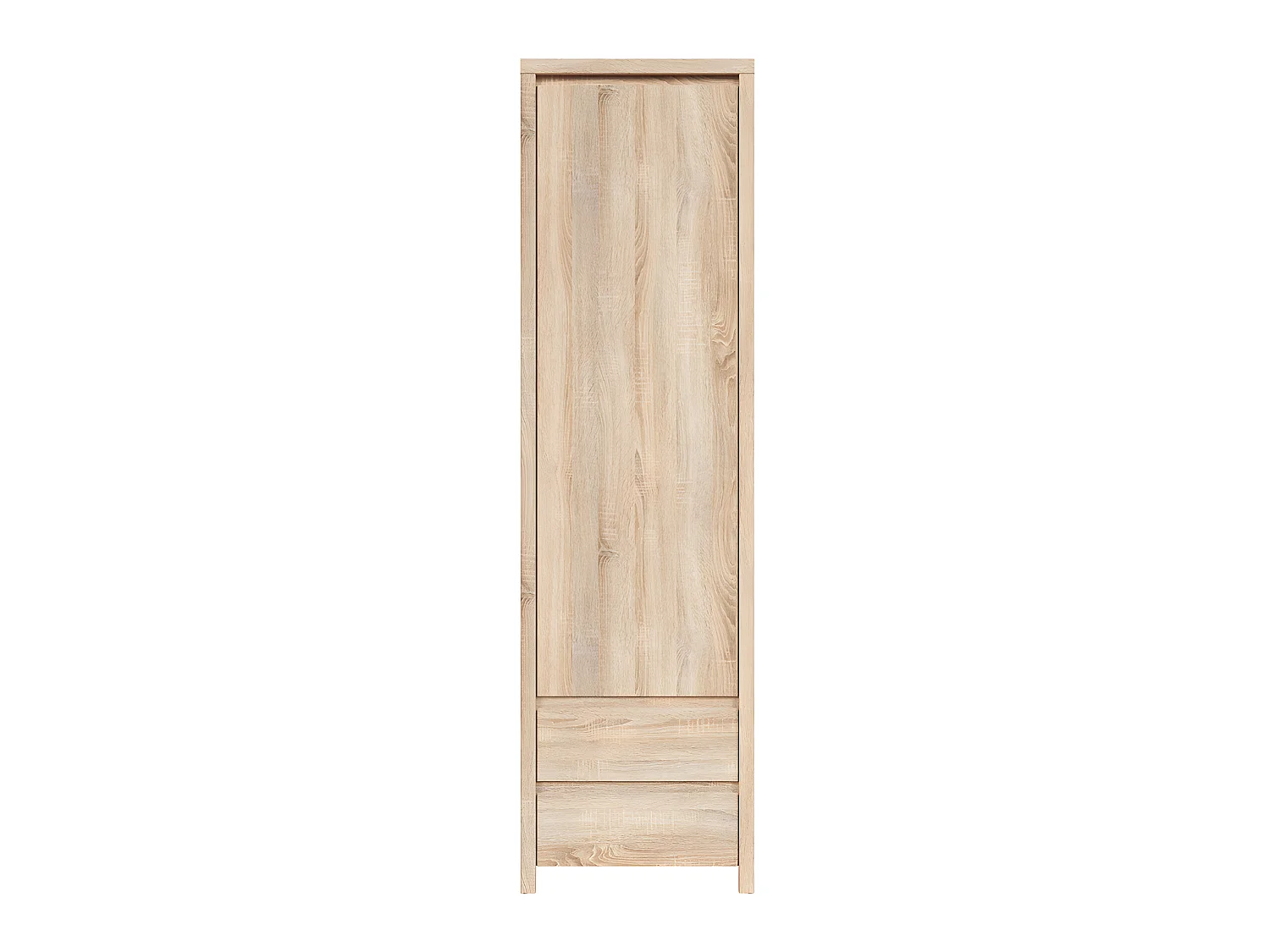 Armoire colonne 1 porte 2 tiroirs Soren Bois