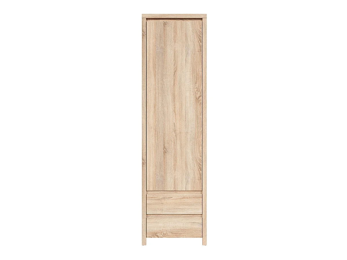 Armario columna 1 puerta 2 cajones Soren Madera