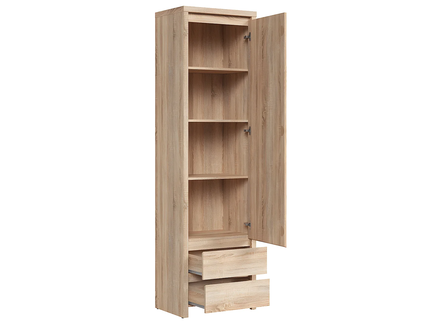 Soren Wood 1-deurs 2-lade kast