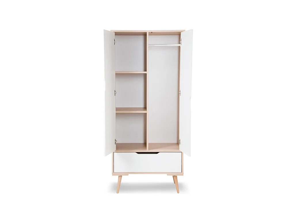 Armoire LittleSky by Klups Sofie Hêtre et Blanc