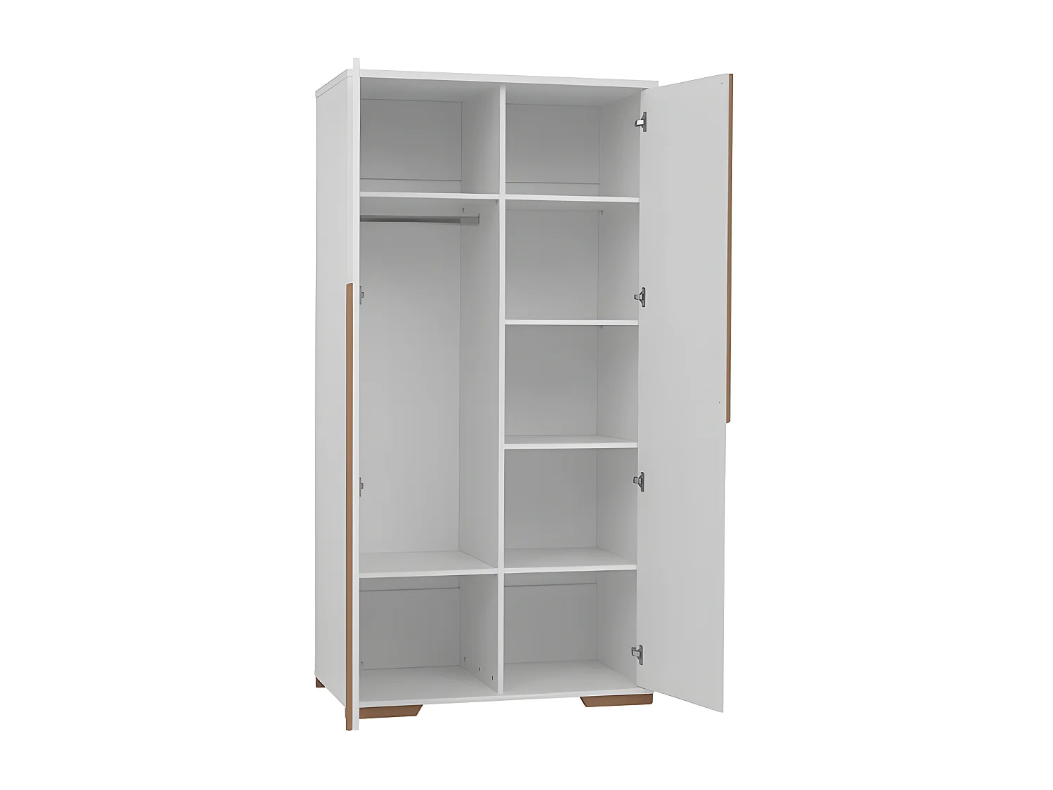 Armoire Snap Blanc et bois