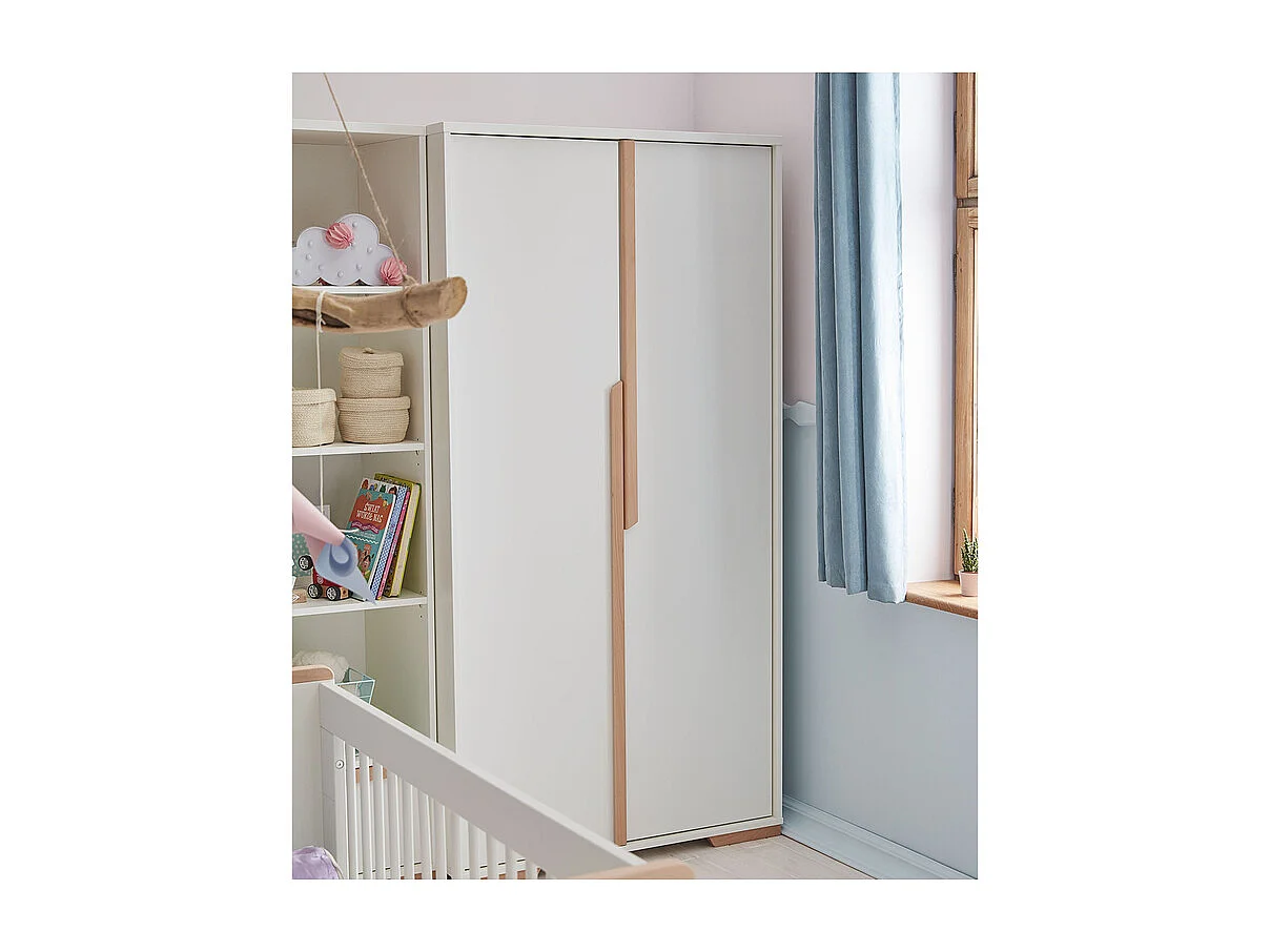 Armoire Snap Blanc et bois