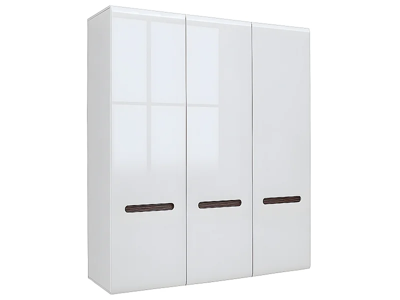 Armario 3 puertas Darrel Blanco lacado y Madera