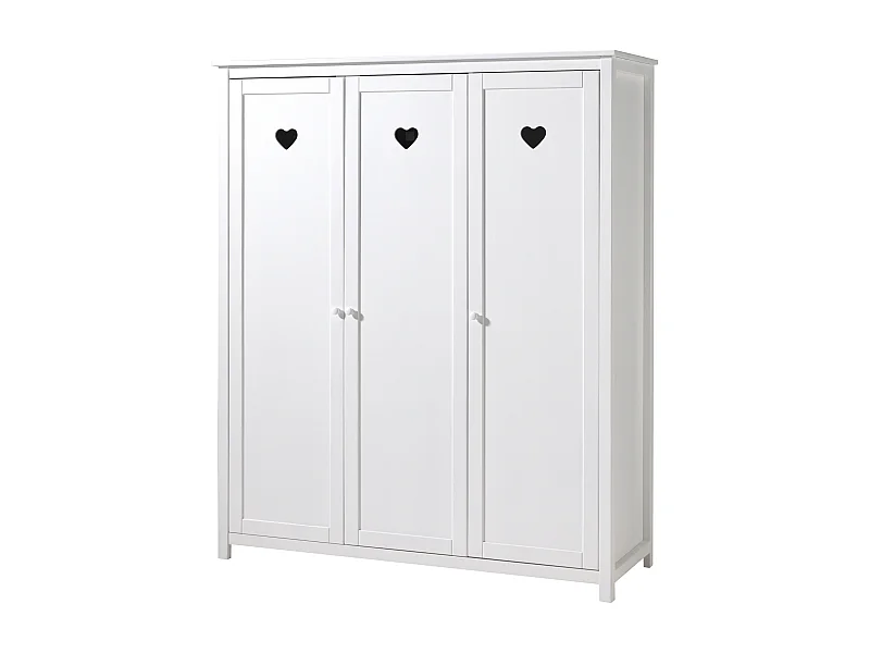 Armoire 3 Portes "Amori" 190cm Blanc