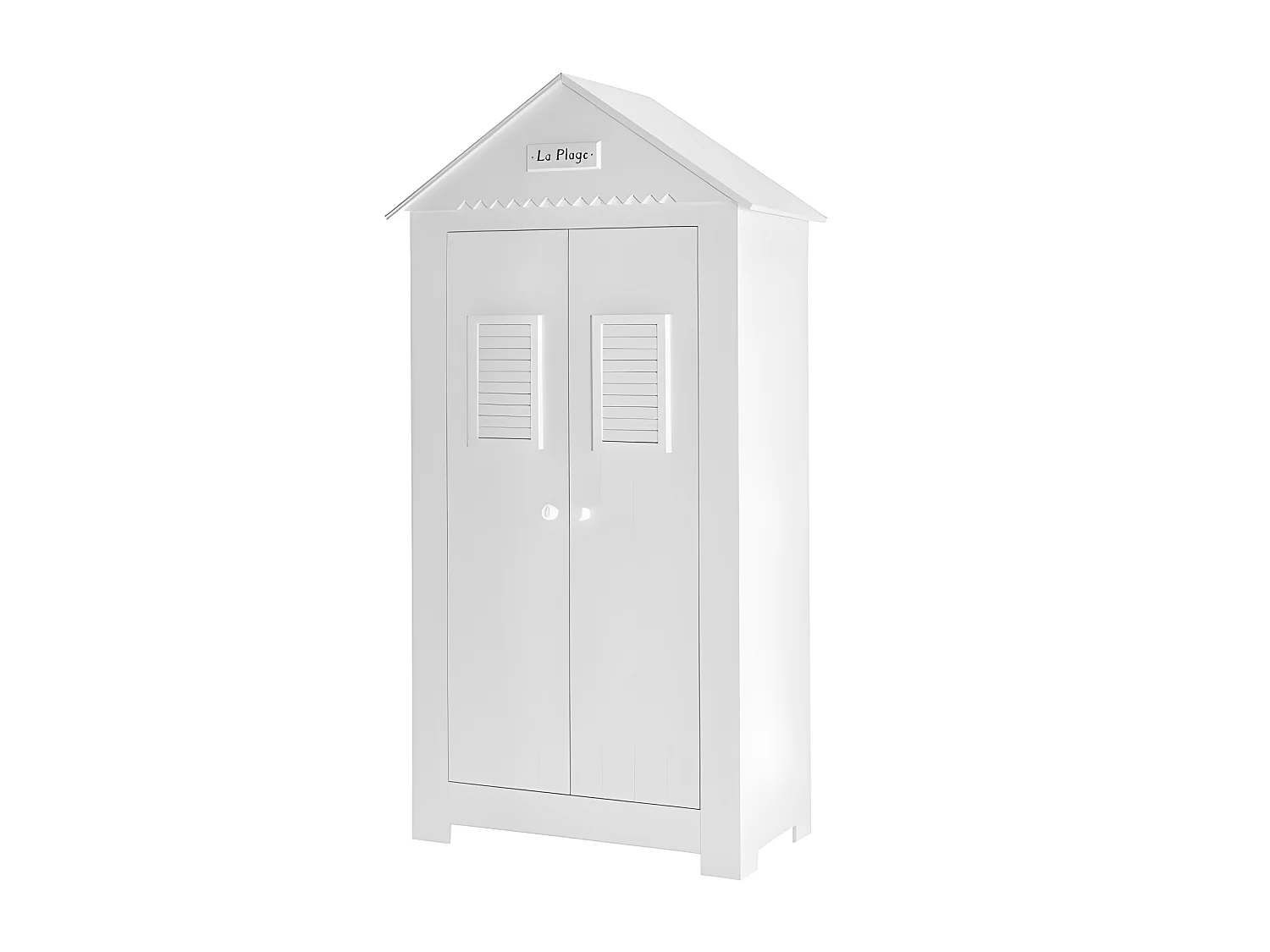 Armoire Haute Marsylia MDF Blanc