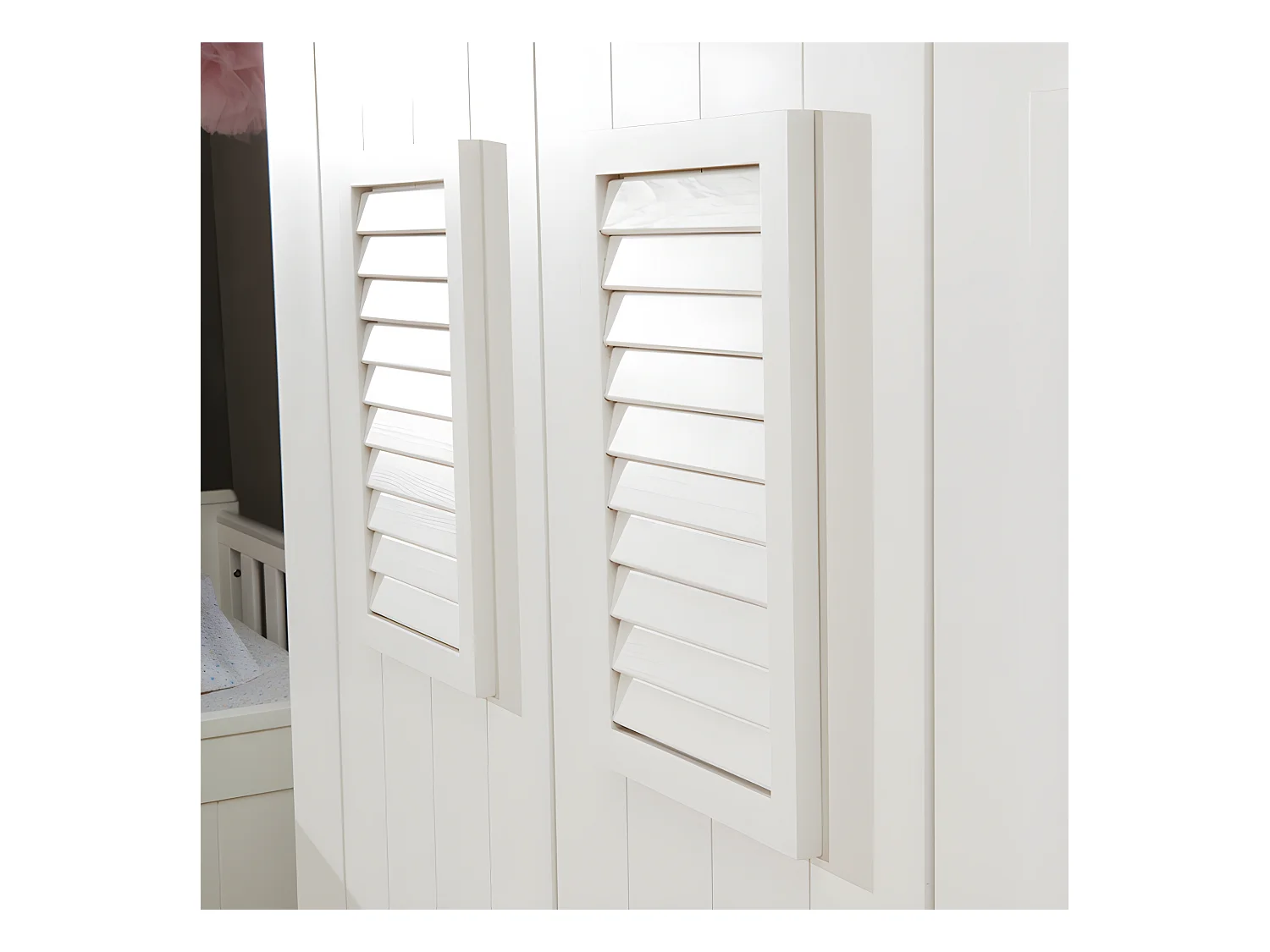 Armoire Haute Marsylia MDF Blanc
