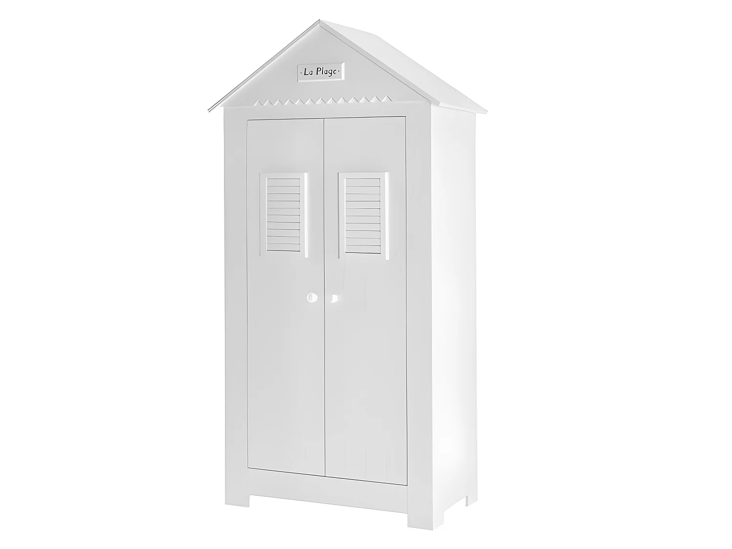 Armoire Haute Marsylia MDF Blanc