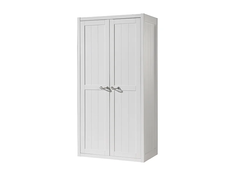 Armoire 2 Portes "Lewis" 200cm Blanc