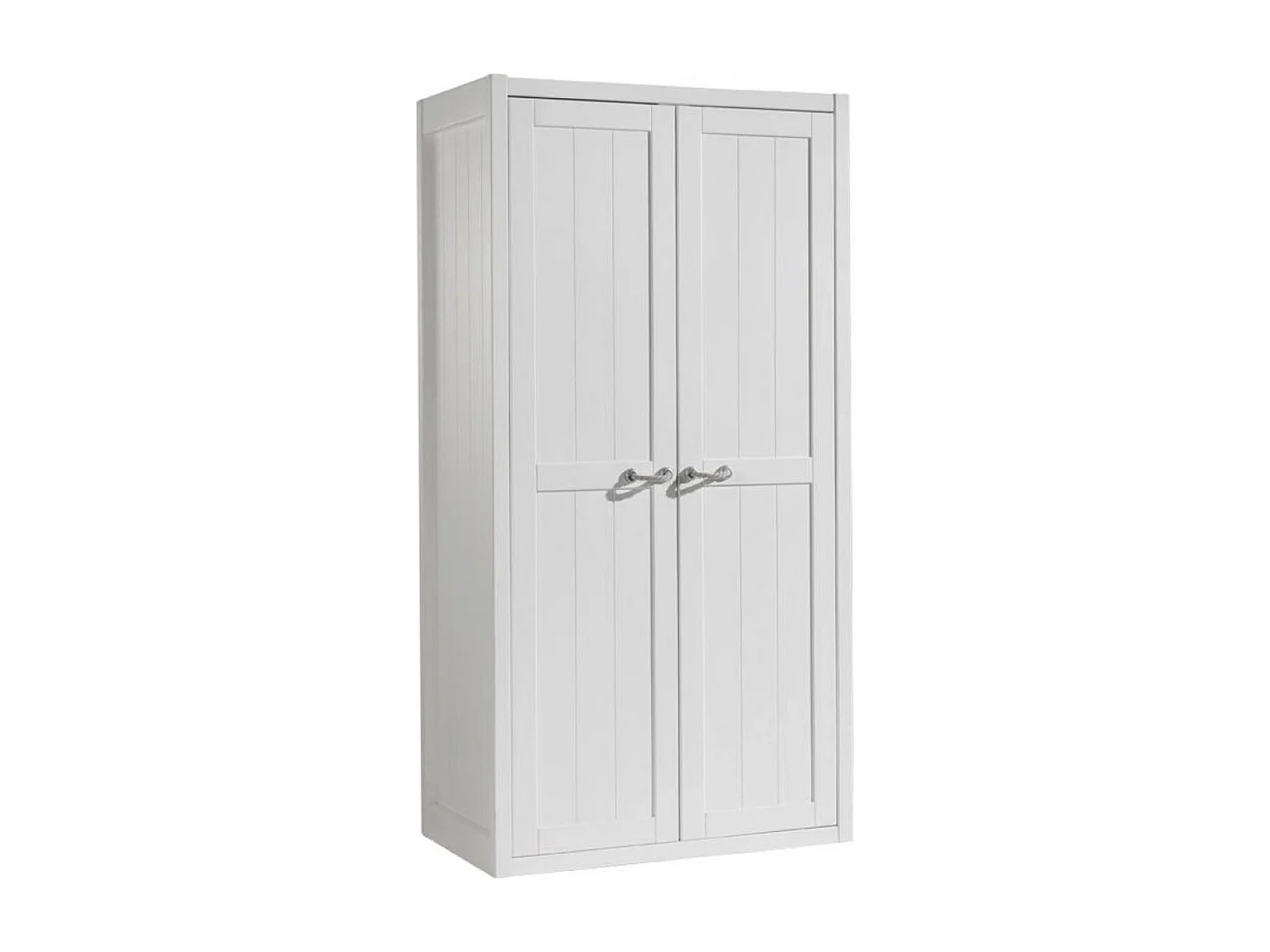 Armoire 2 Portes "Lewis" 200cm Blanc