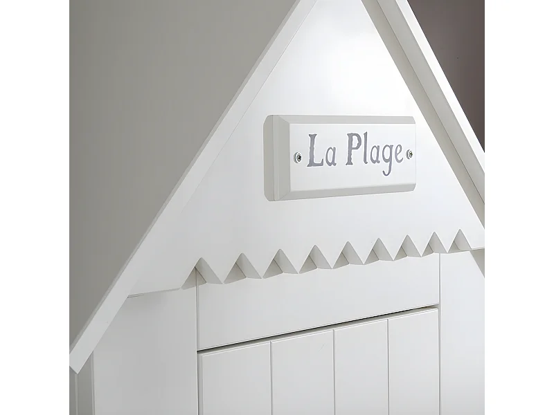 Armoire 1 porte Marsylia MDF Blanc