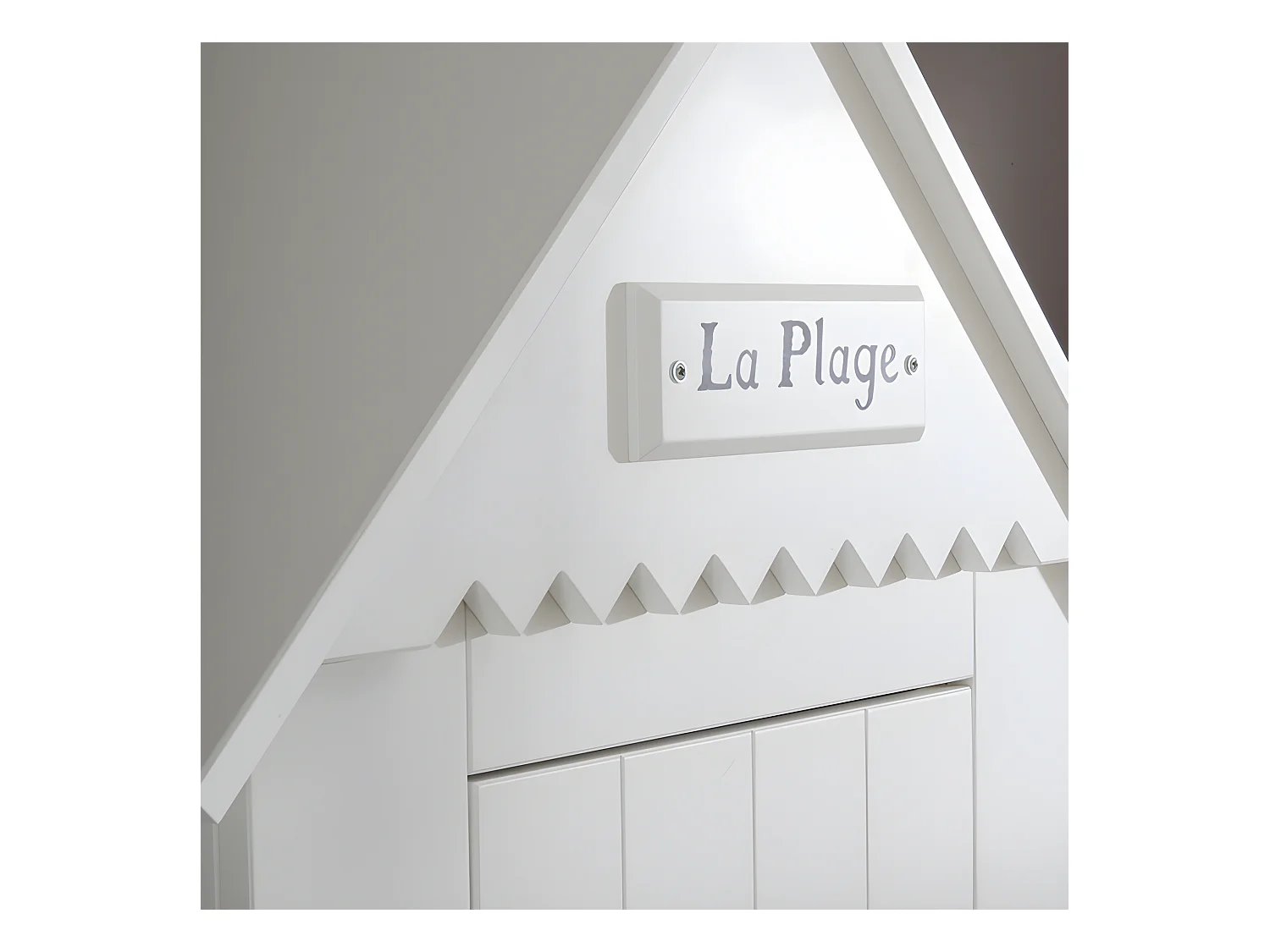 Armoire 1 porte Marsylia MDF Blanc