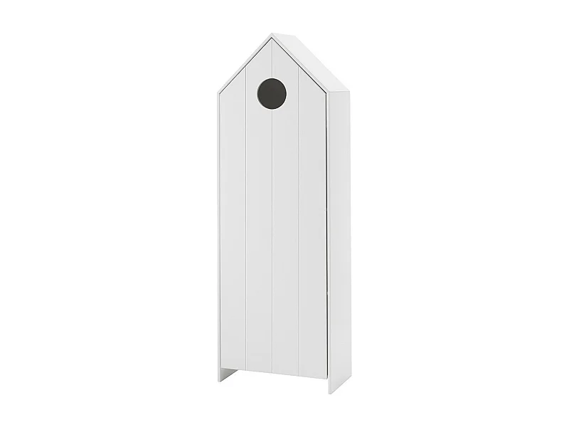 Armoire Enfant 4 Niveaux "Casami" 171cm Blanc