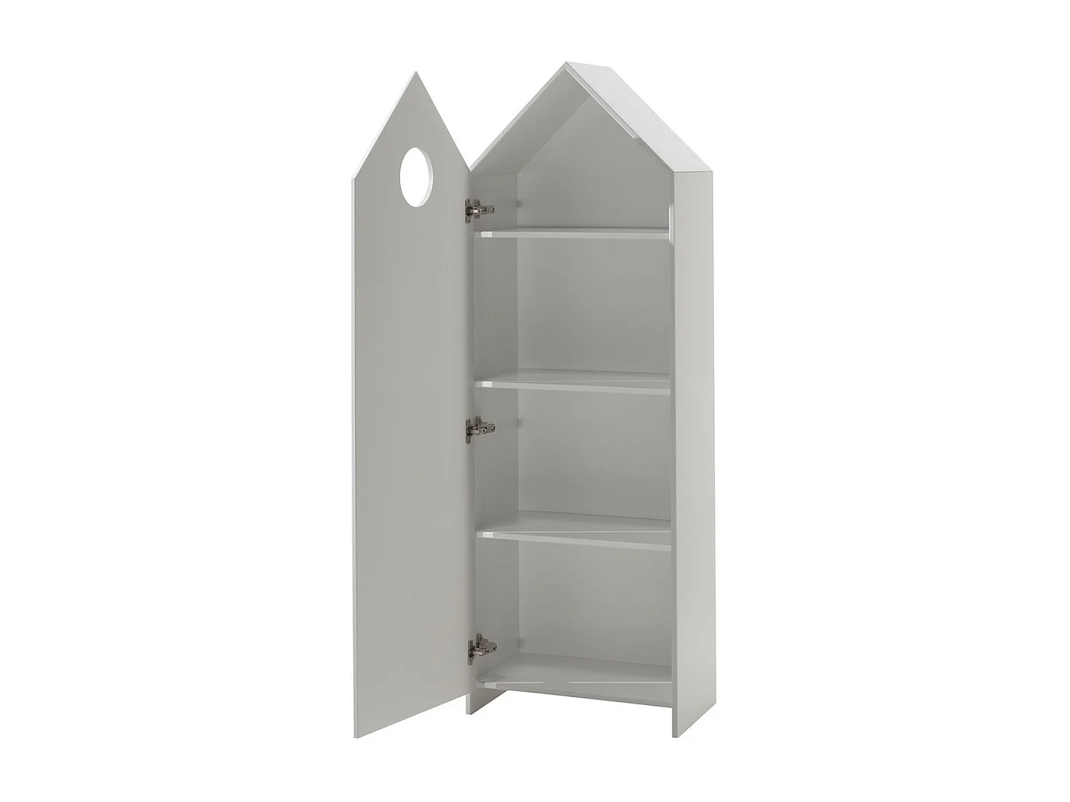 Armoire Enfant 4 Niveaux "Casami" 171cm Blanc