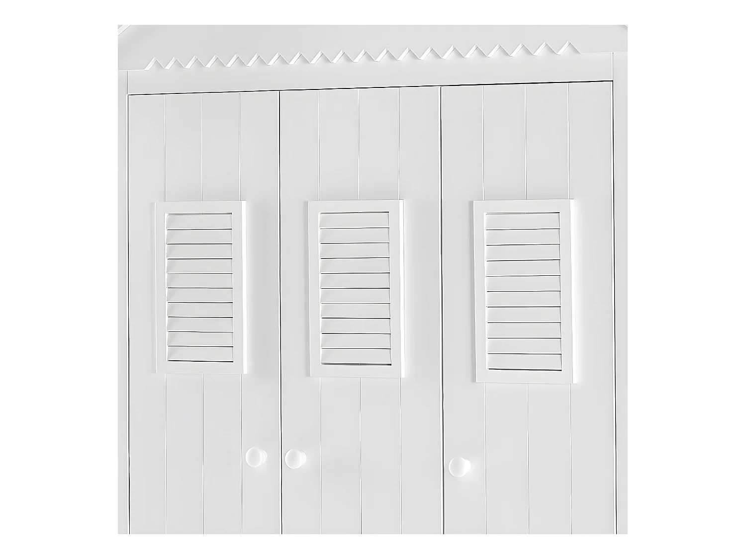 Armoire 3 portes Marsylia MDF Blanc
