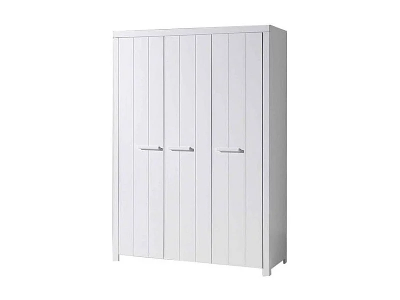 Armoire 3 Portes "Erik" 205cm Blanc