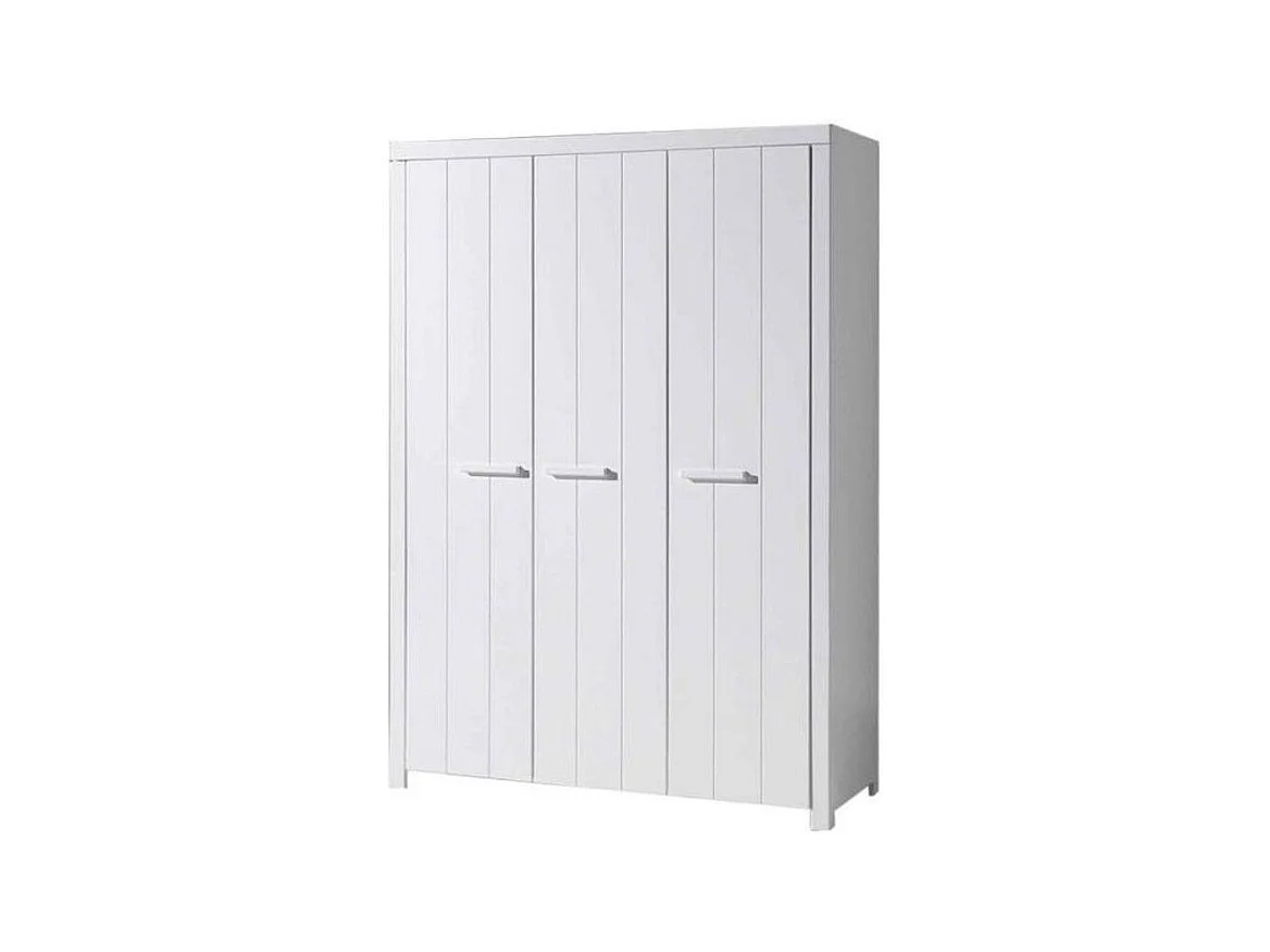 Armoire 3 Portes "Erik" 205cm Blanc