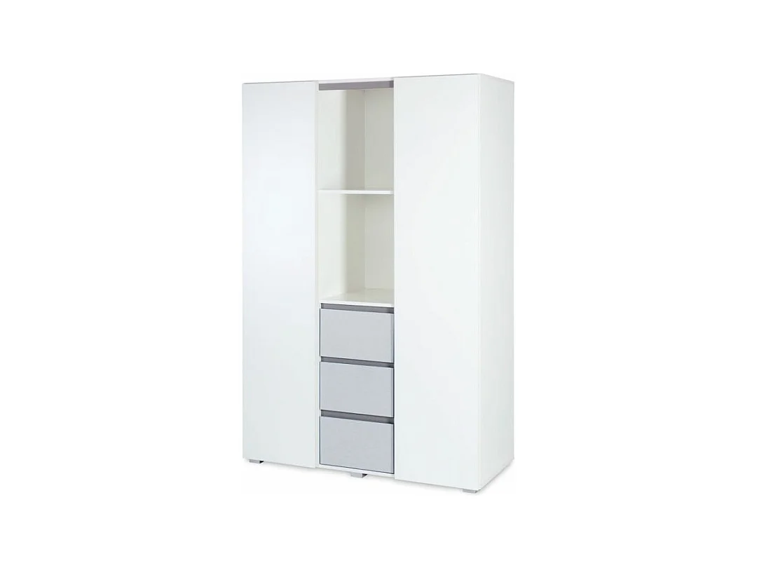 Armoire 3 portes LittleSky by Klups Dalia - Blanc