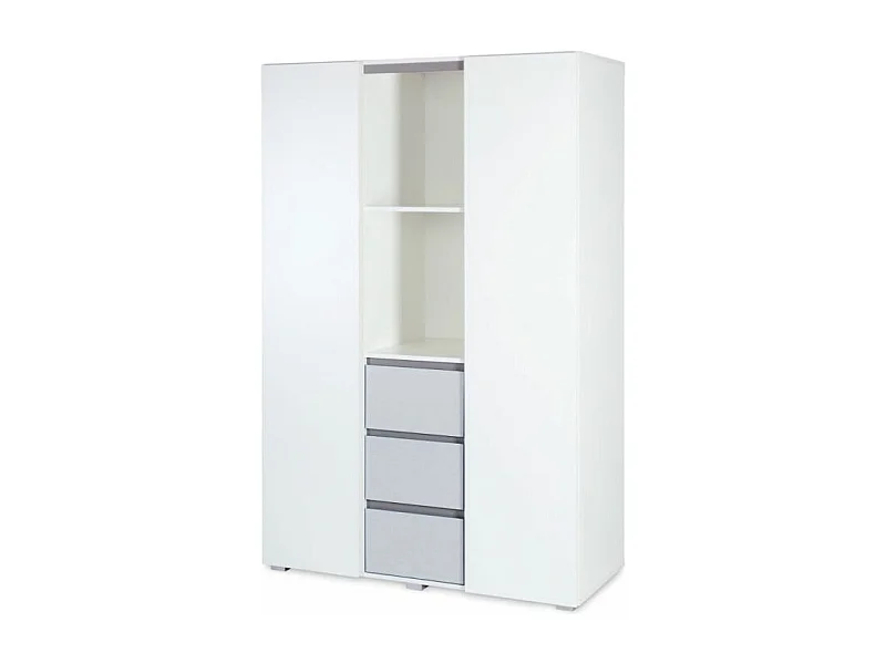 Armoire 3 portes LittleSky by Klups Dalia - Blanc