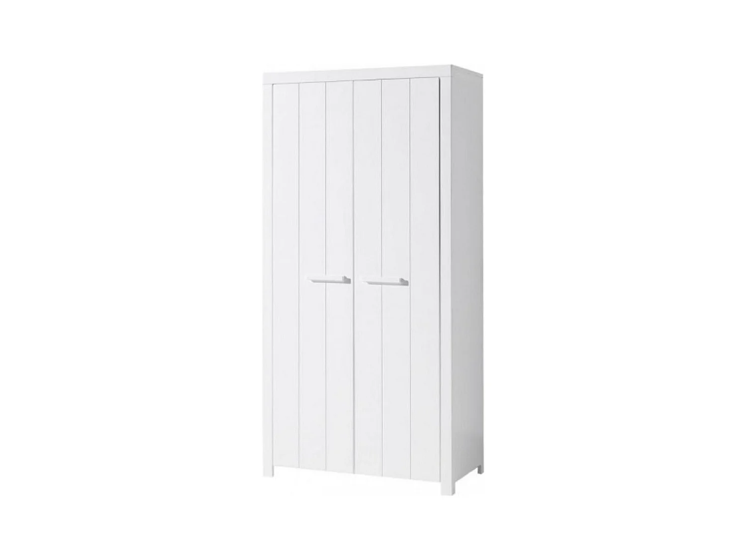 Armoire 2 Portes "Erik" 205cm Blanc