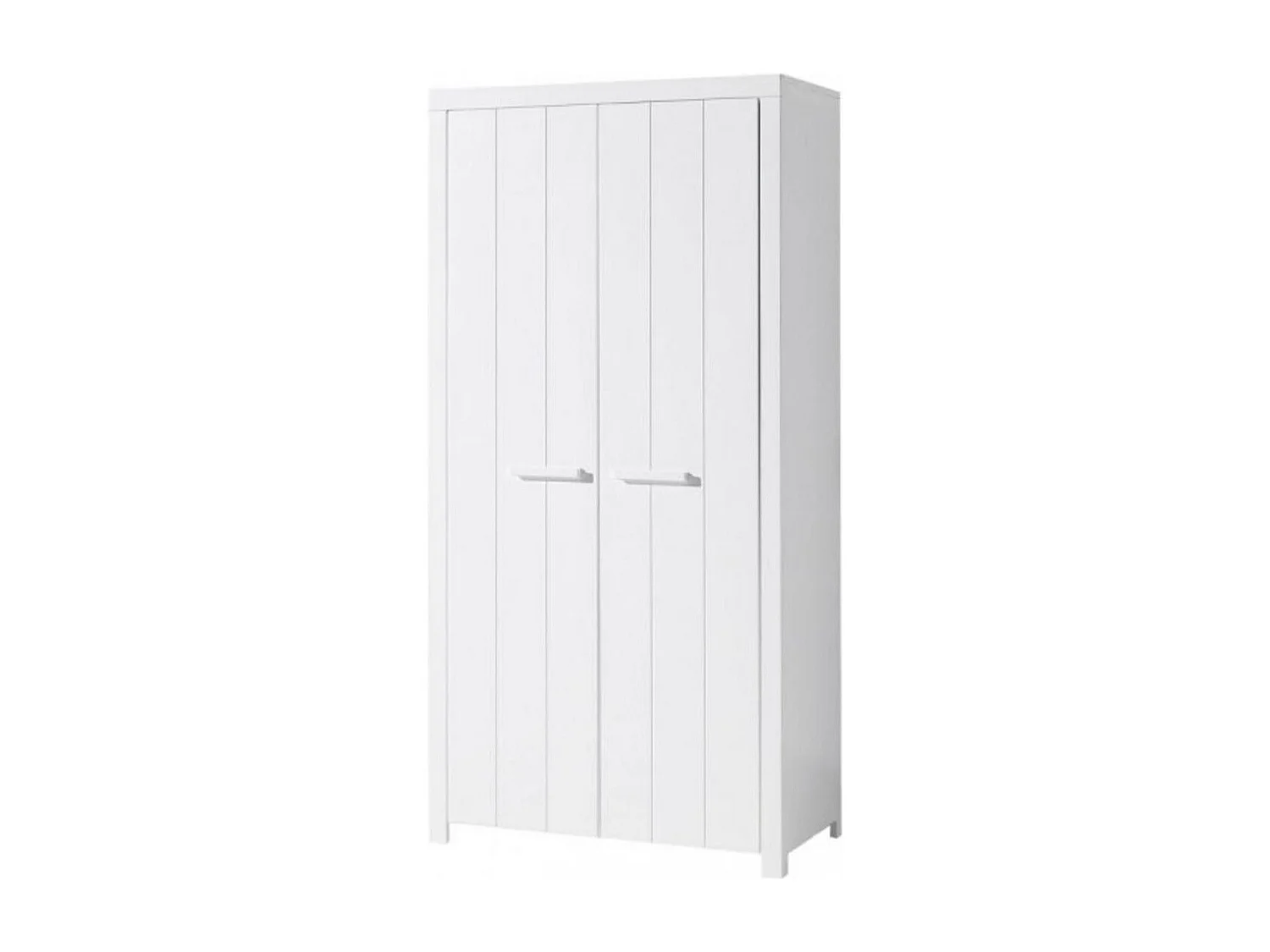 Armoire 2 Portes "Erik" 205cm Blanc