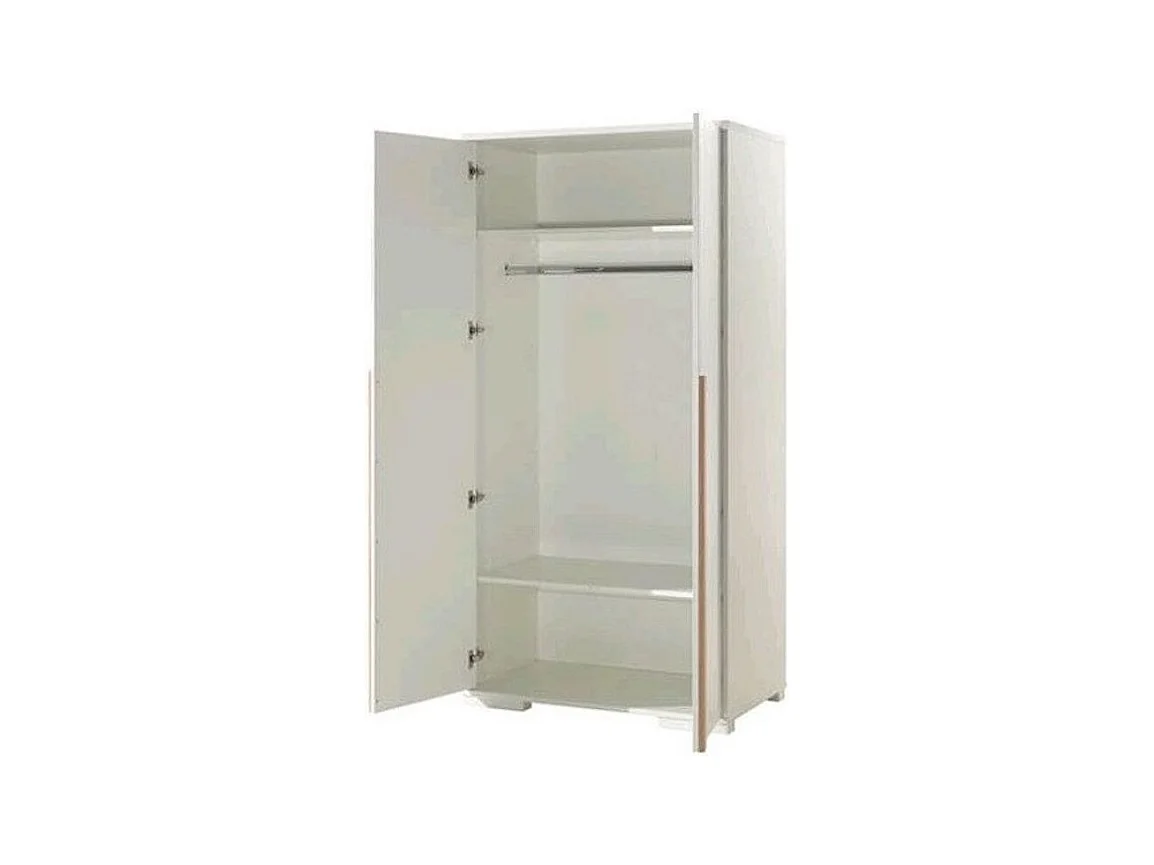 Armoire 2 Portes "London" 195cm Blanc