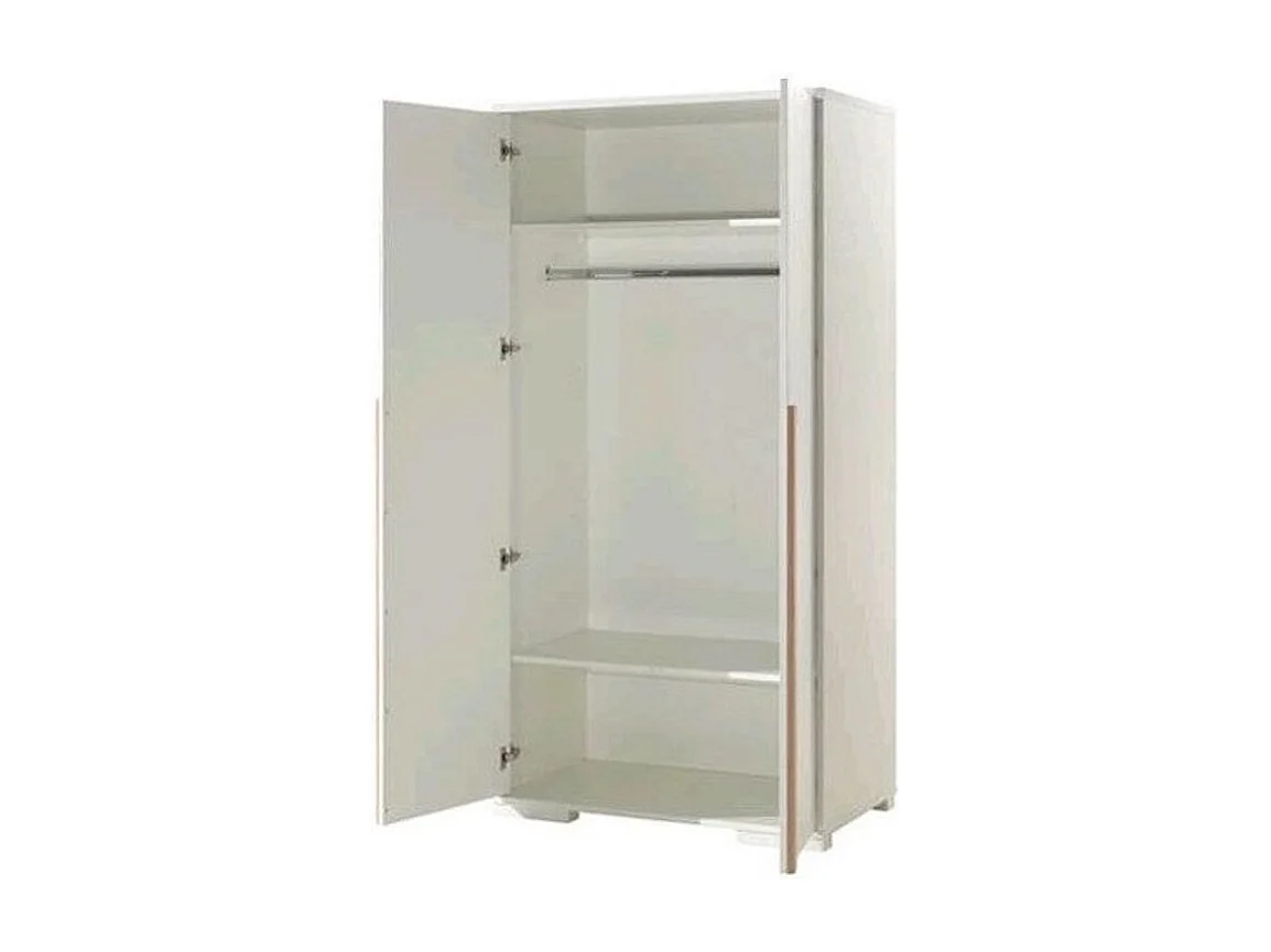 Armoire 2 Portes "London" 195cm Blanc