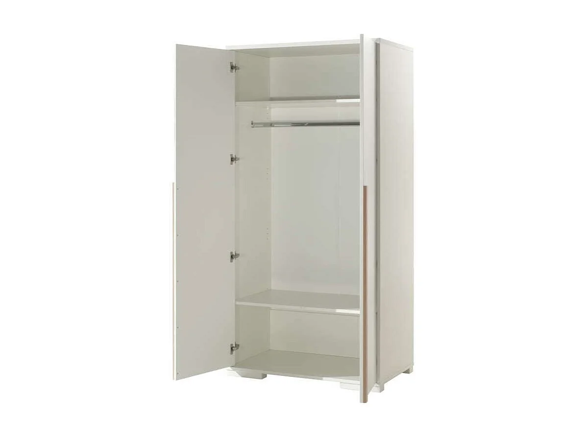 Armoire 2 Portes "London" 195cm Blanc