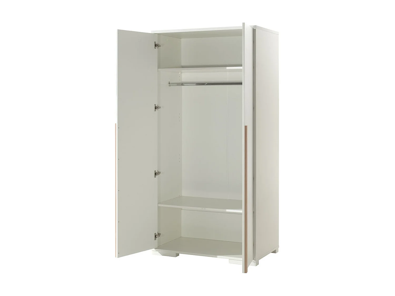 Armoire 2 Portes "London" 195cm Blanc
