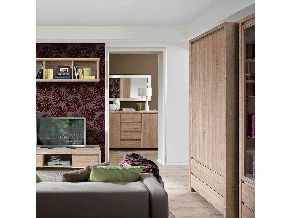 Armario 2 puertas 2 cajones Soren Madera