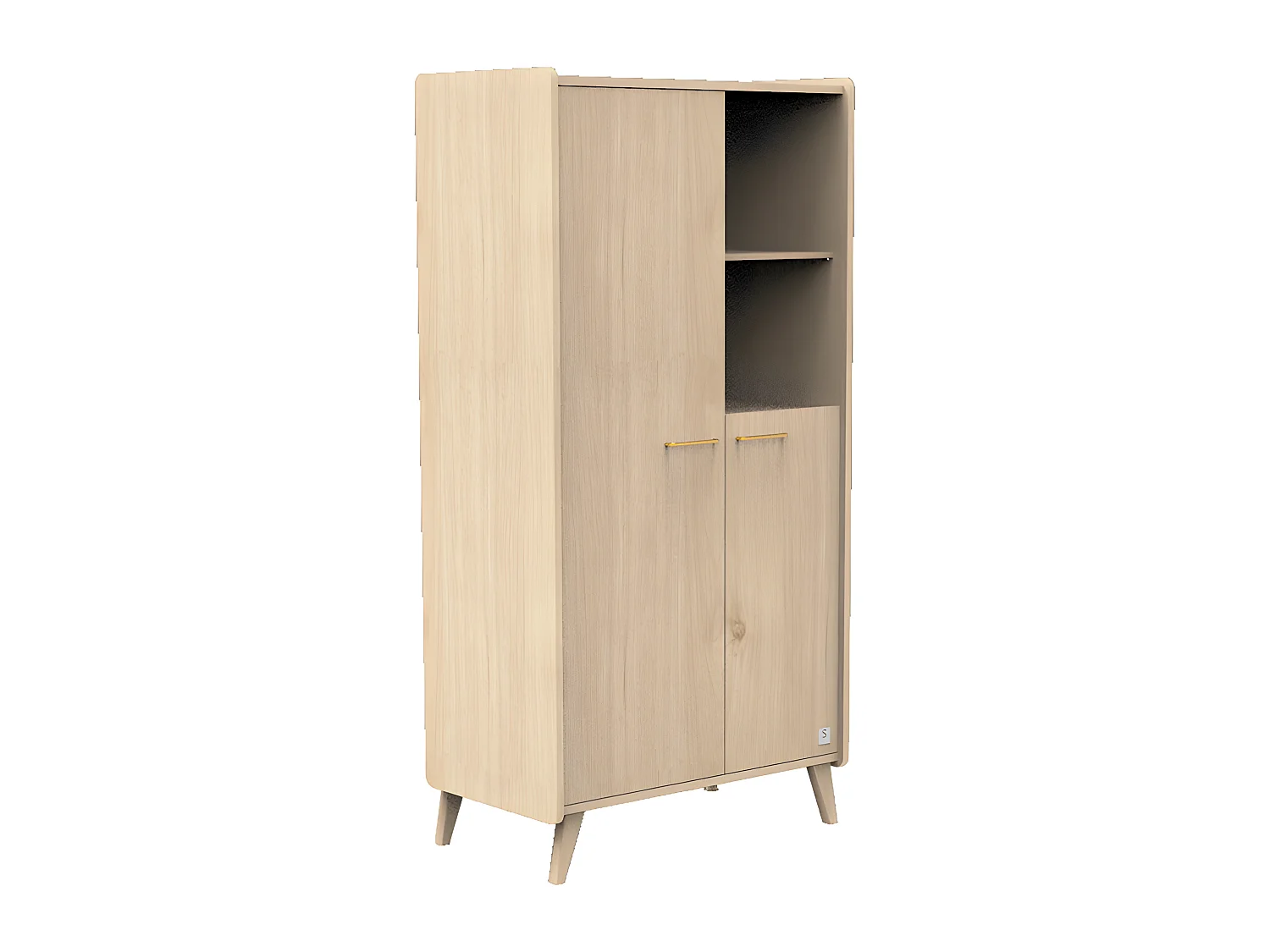 Armoire 2 portes 1 niche Arty Bois