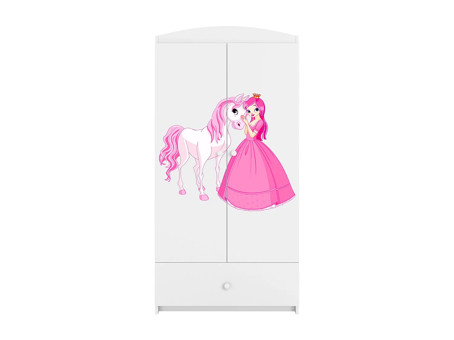 Armário 2 portas 1 gaveta branco 187cm