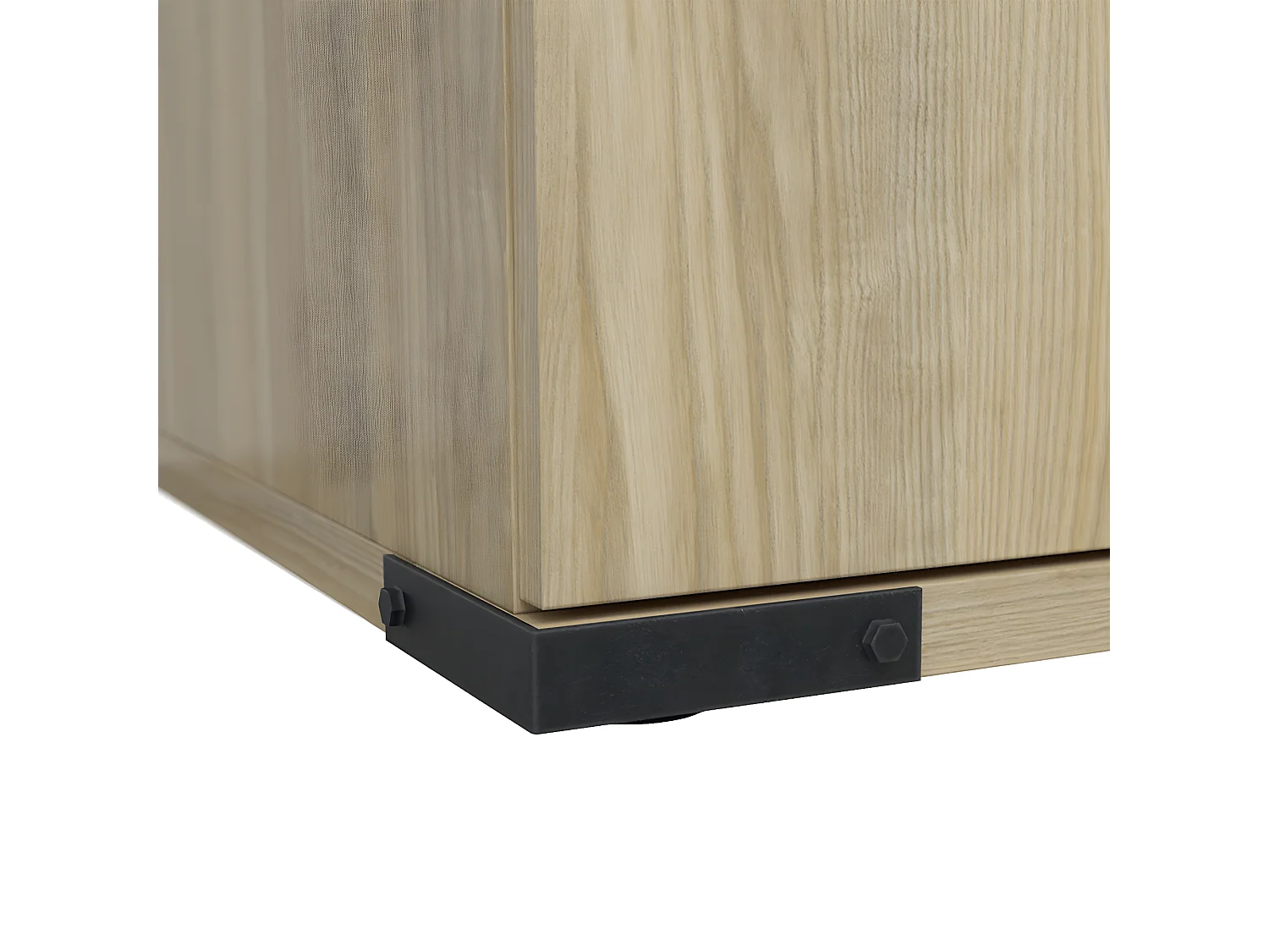 Armário 2 portas 2 gavetas Dako madeira 198cm