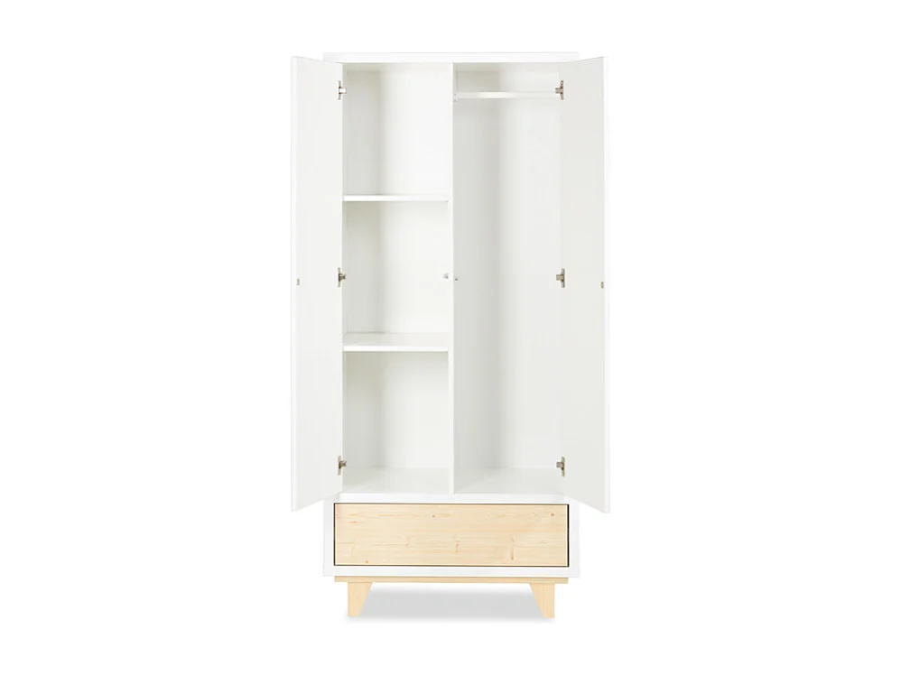 Szafa LYDIA biała/sosna