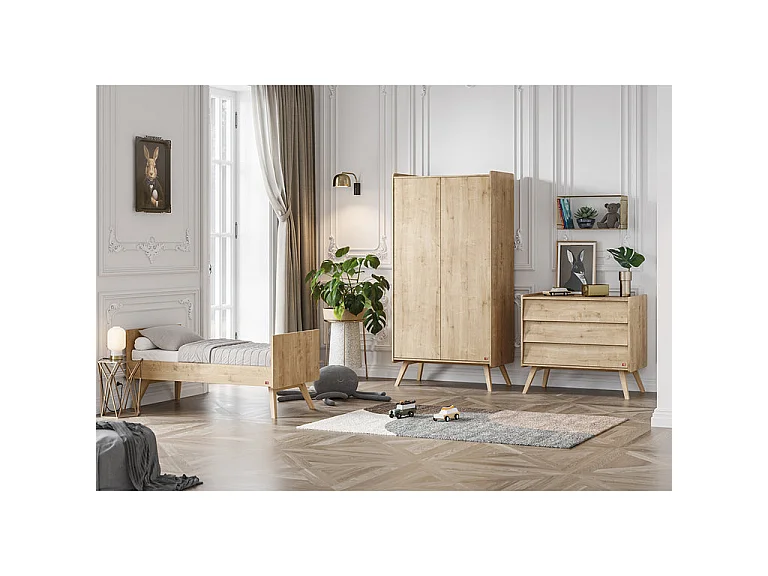 Armoire 2 portes Vintage Bois
