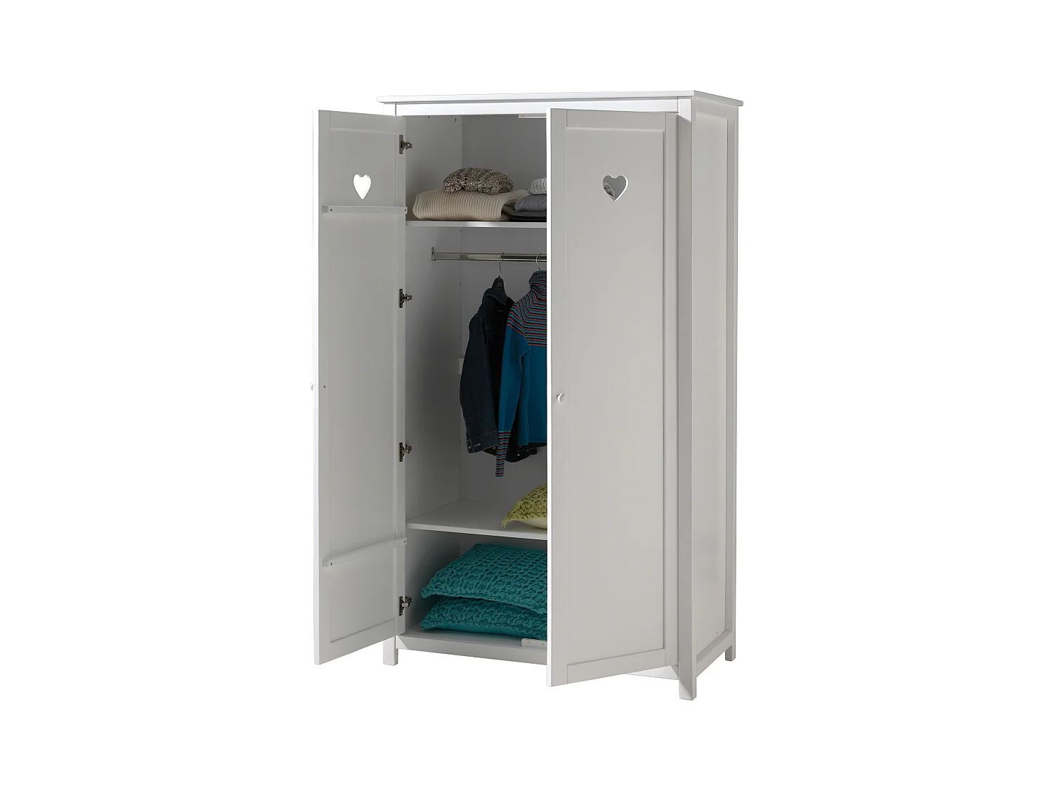 Armoire 2 Portes "Amori" 190cm Blanc