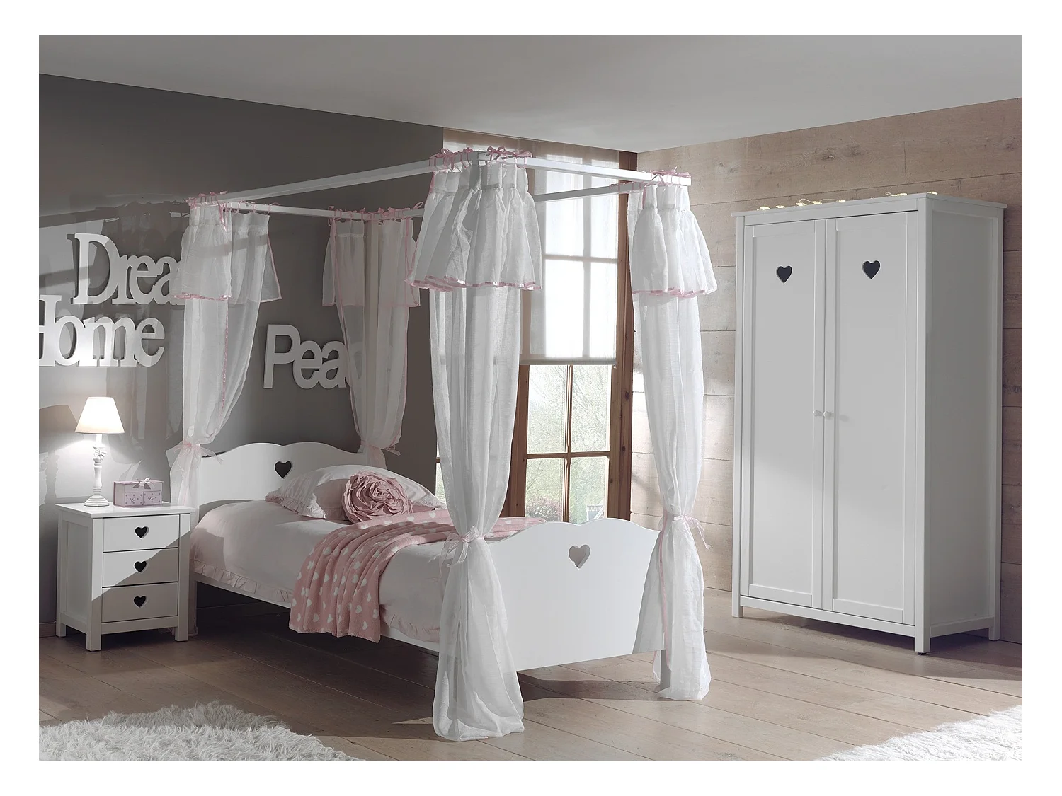 Armoire 2 Portes "Amori" 190cm Blanc