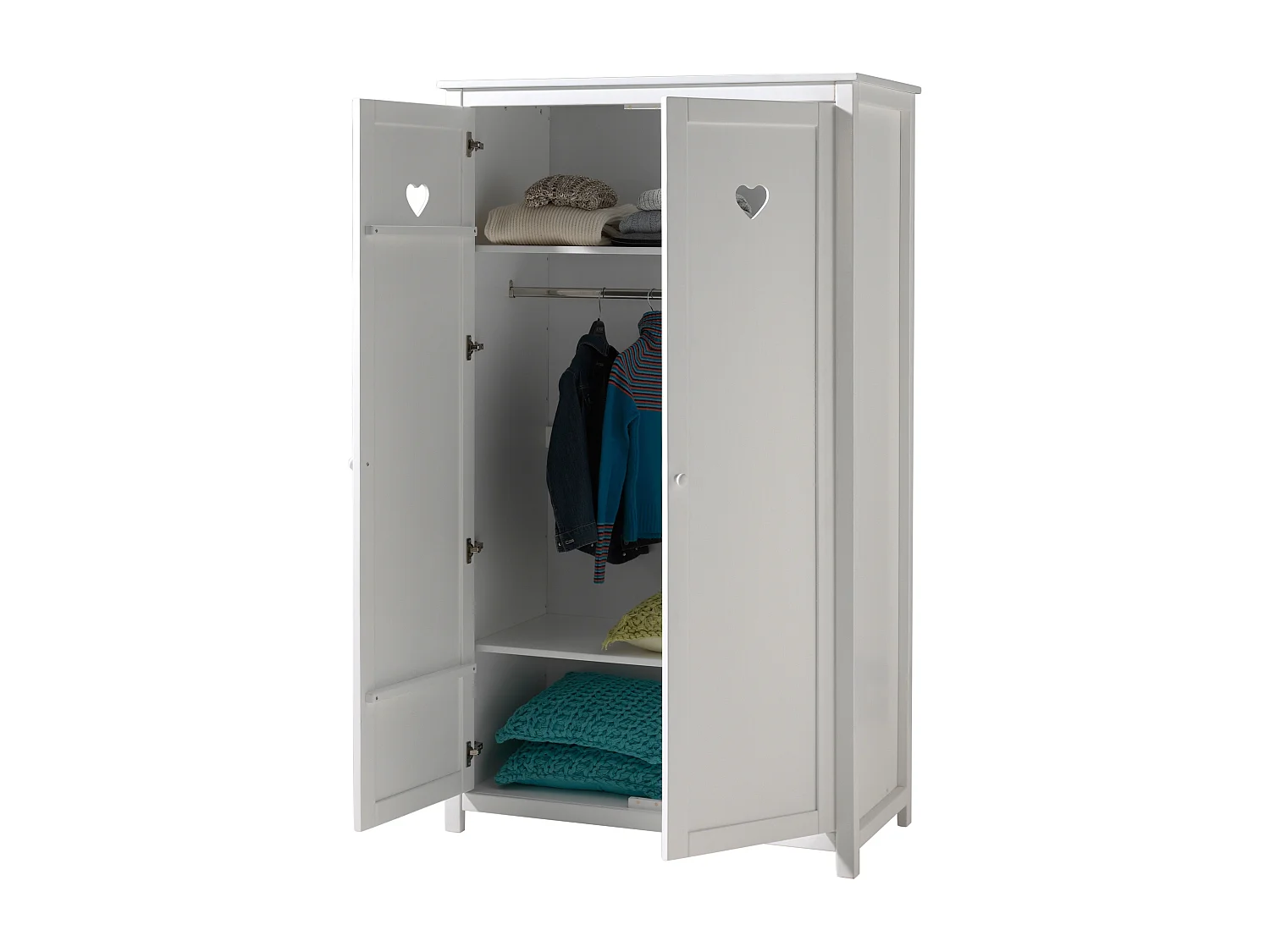 Armoire 2 Portes "Amori" 190cm Blanc
