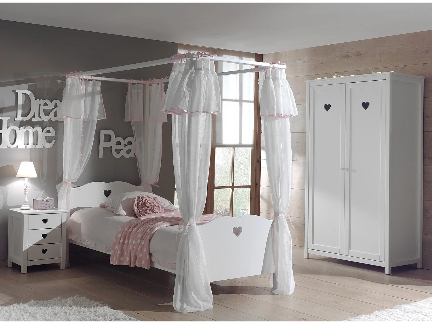 Armoire 2 Portes "Amori" 190cm Blanc