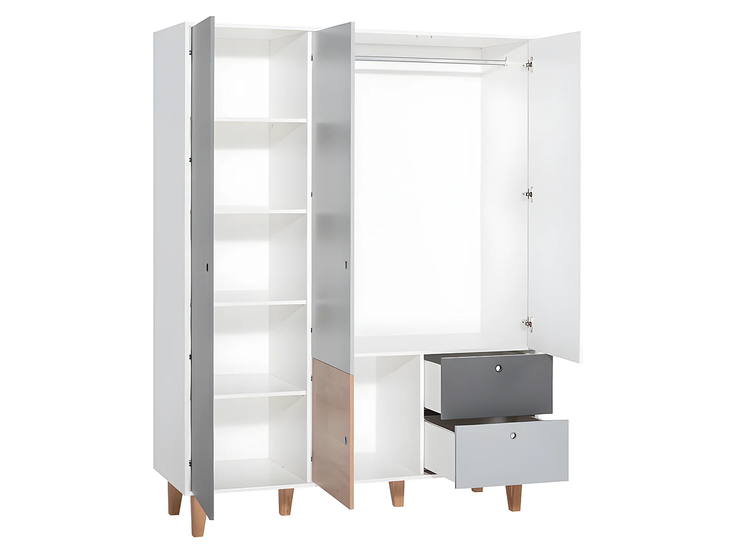 Armoire 3 portes Concept Bois