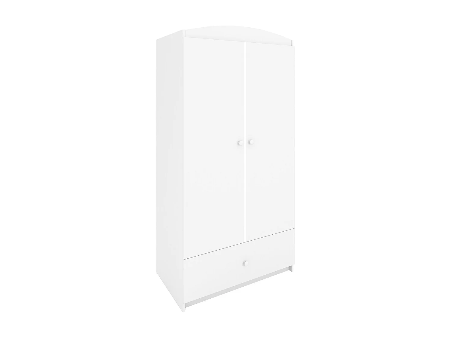 Armário 2 portas 1 gaveta branco 187cm